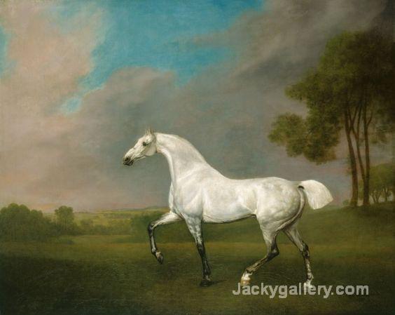A Grey horse by George Stubbs paintings reproduction